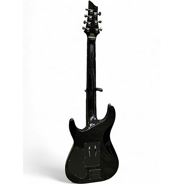 Used Schecter Guitar Research Hellraiser C7 Floyd Rose Sustaniac Black Solid Body Electric Guitar