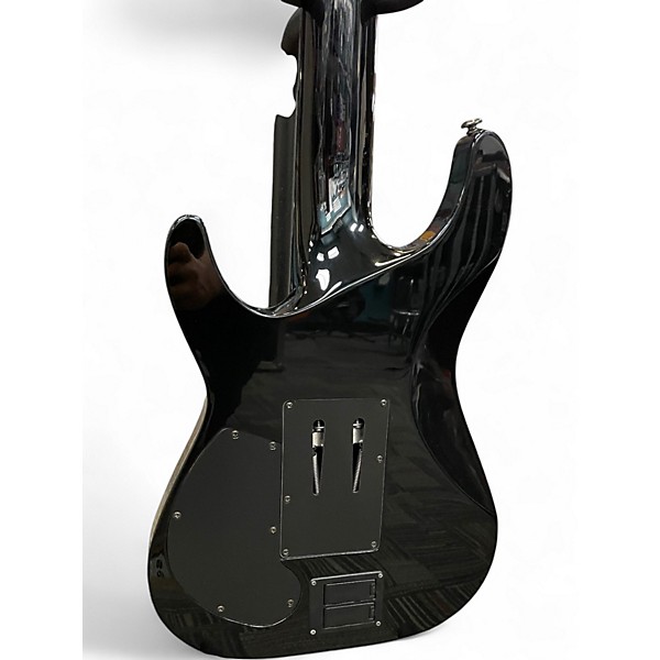 Used Schecter Guitar Research Hellraiser C7 Floyd Rose Sustaniac Black Solid Body Electric Guitar