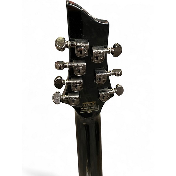 Used Schecter Guitar Research Hellraiser C7 Floyd Rose Sustaniac Black Solid Body Electric Guitar