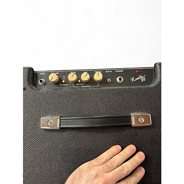 Used Fender Rumble 25 25W 1x8 Bass Combo Amp
