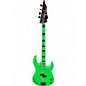Used Dean Zone 4 String Nuclear Green Electric Bass Guitar thumbnail