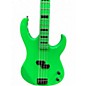 Used Dean Zone 4 String Nuclear Green Electric Bass Guitar
