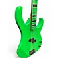 Used Dean Zone 4 String Nuclear Green Electric Bass Guitar