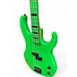 Used Dean Zone 4 String Nuclear Green Electric Bass Guitar