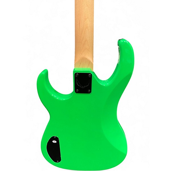 Used Dean Zone 4 String Nuclear Green Electric Bass Guitar