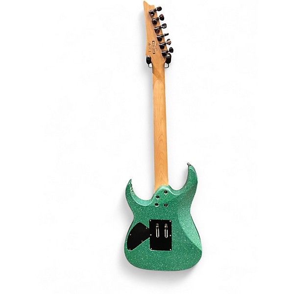 Used Ibanez RG470 Turquoise Sparkle Solid Body Electric Guitar
