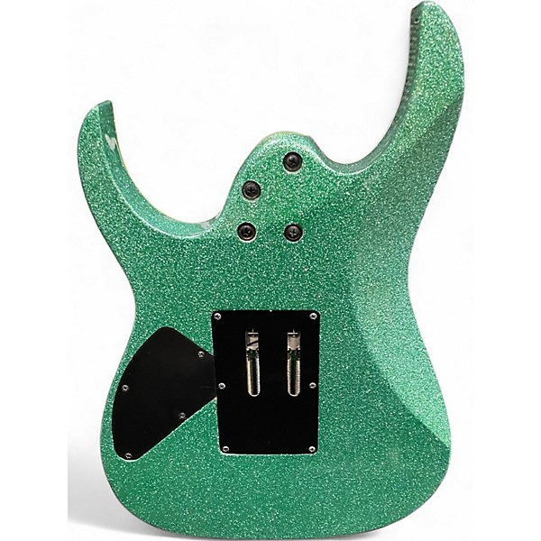 Used Ibanez RG470 Turquoise Sparkle Solid Body Electric Guitar
