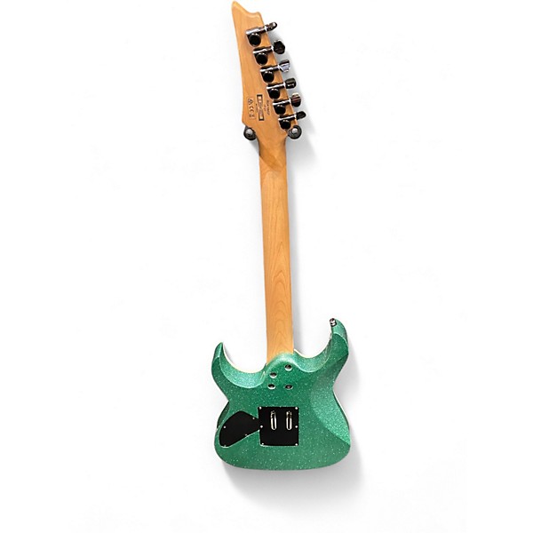 Used Ibanez RG470 Turquoise Sparkle Solid Body Electric Guitar
