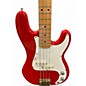 Used Grand Prix 4 String Red Electric Bass Guitar