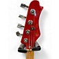 Used Grand Prix 4 String Red Electric Bass Guitar