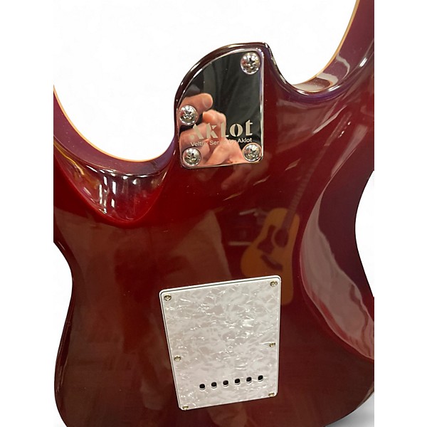 Used Aklot Strat style veltrix series 3 Color Sunburst Solid Body Electric Guitar