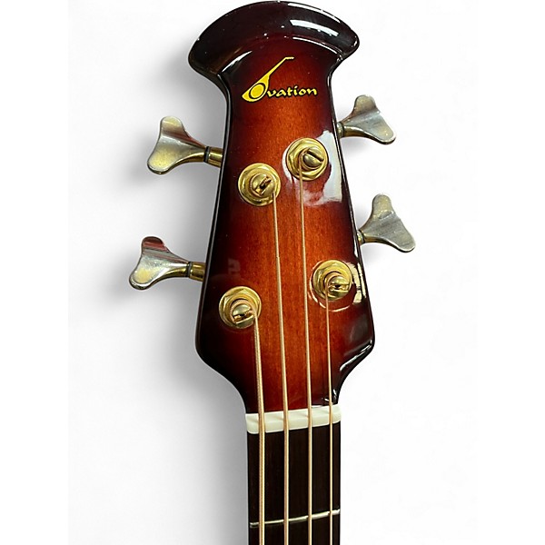 Used Ovation CC274 CELEBRITY DELUXE SUNBURST Acoustic Bass Guitar