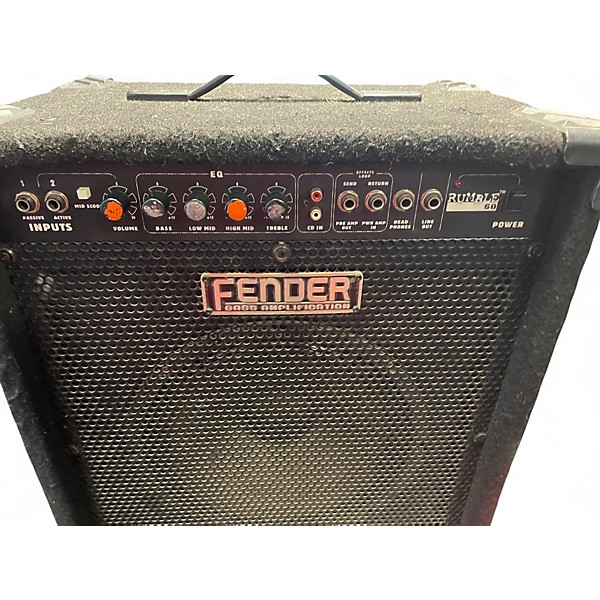 Used Fender Rumble 60 60W 1x12 Bass Combo Amp