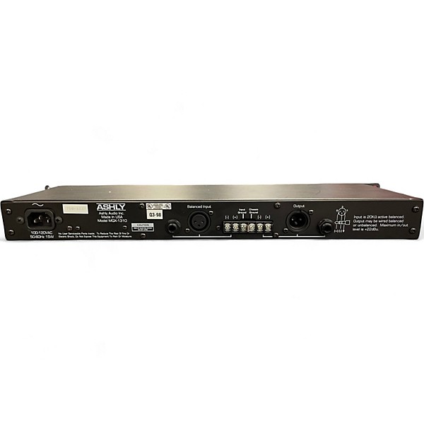 Used Ashly Audio MQX1310 31 Band Equalizer