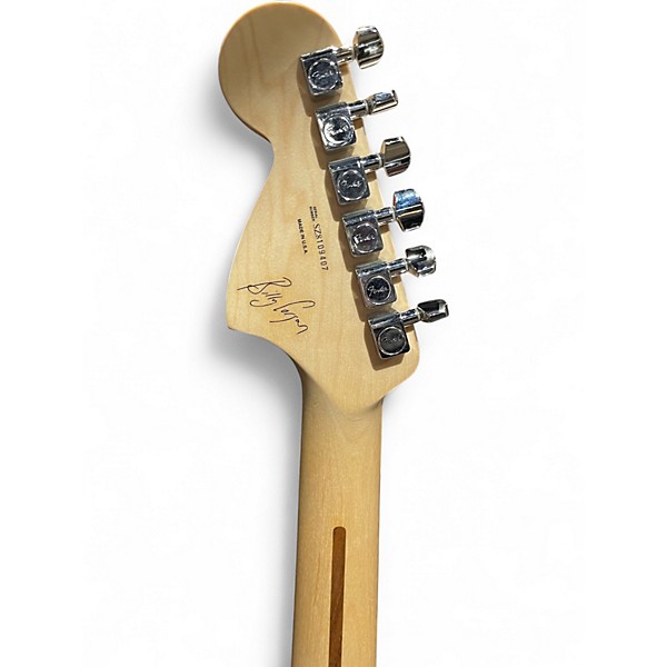 Used Fender Artist Series Billy Corgan Signature Stratocaster Black Solid Body Electric Guitar