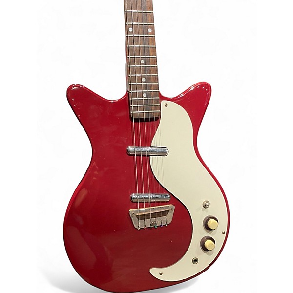 Used Danelectro Stock '59 Candy Apple Red Solid Body Electric Guitar