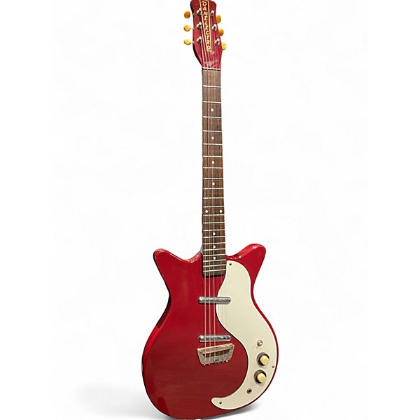 Used Danelectro Stock '59 Candy Apple Red Solid Body Electric Guitar