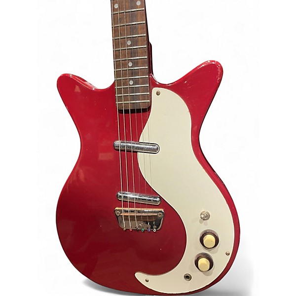 Used Danelectro Stock '59 Candy Apple Red Solid Body Electric Guitar