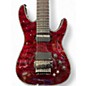 Used Schecter Guitar Research Hellraiser-S 7 Black Cherry Solid Body Electric Guitar