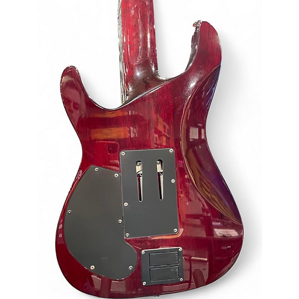 Used Schecter Guitar Research Hellraiser-S 7 Black Cherry Solid Body Electric Guitar