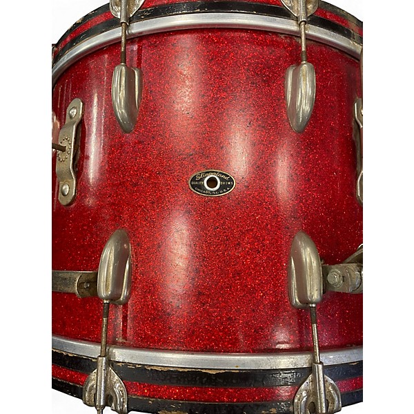 Used Slingerland 22x14 1950'S RED SPARKLE Drum