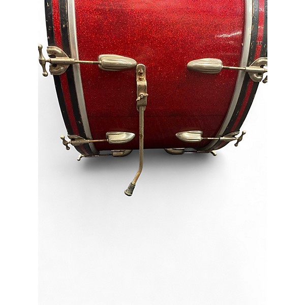 Used Slingerland 22x14 1950'S RED SPARKLE Drum