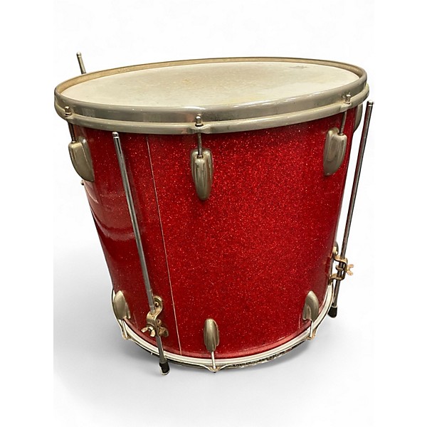 Used Slingerland 18X20 1950'S RED SPARKLE Drum
