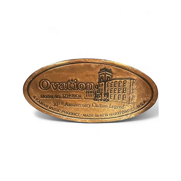 Used Ovation 1869 CUSTOM LEGEND Dark Cherry Burst Acoustic Electric Guitar