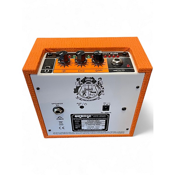 Used Orange Amplifiers Crush Mini Battery Powered Amp