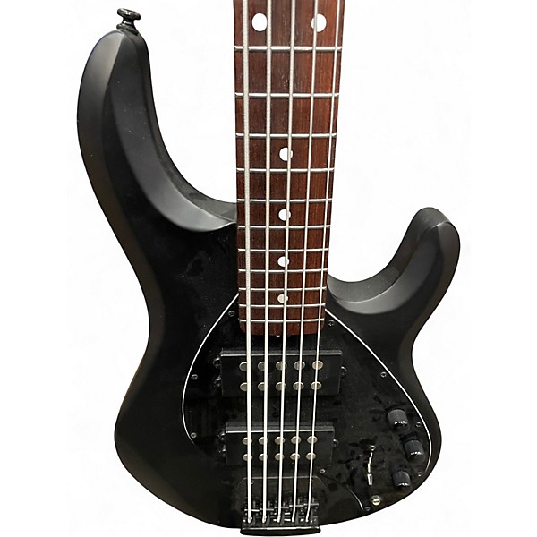Used Sterling by Music Man STINGRAY 5 Black Electric Bass Guitar