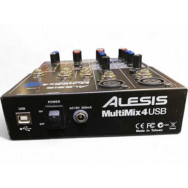 Used Alesis MultiMix 4 USB Compact Unpowered Mixer