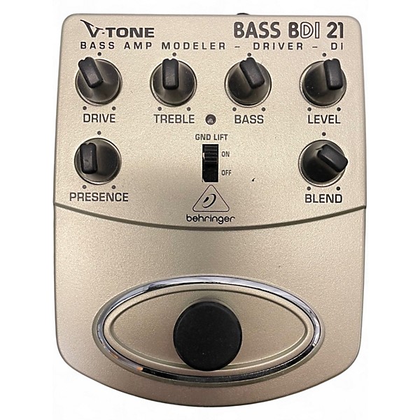 Used Behringer BDI21 V-Tone Bass Driver Bass Effect Pedal