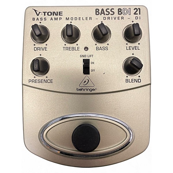 Used Behringer BDI21 V-Tone Bass Driver Bass Effect Pedal