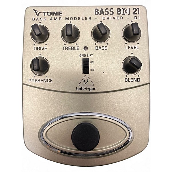 Used Behringer BDI21 V-Tone Bass Driver Bass Effect Pedal