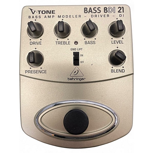 Used Behringer BDI21 V-Tone Bass Driver Bass Effect Pedal