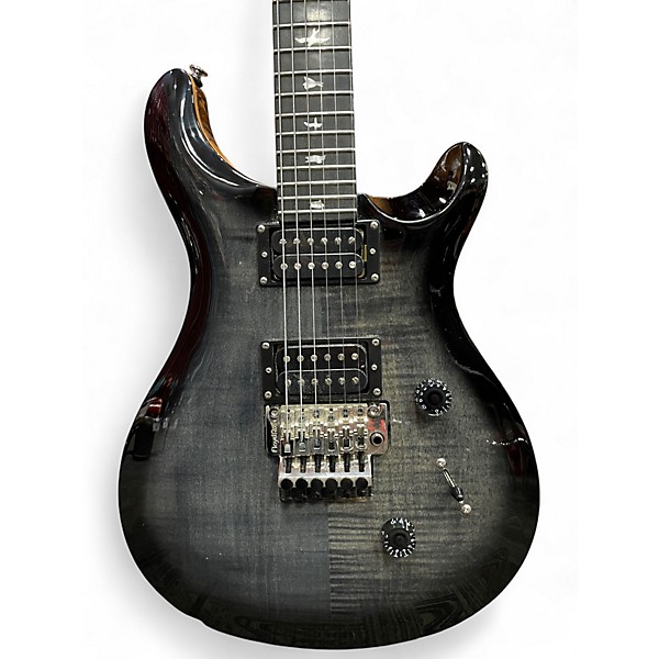 Used PRS SE Custom 24 Floyd Rose Charcoal Solid Body Electric Guitar