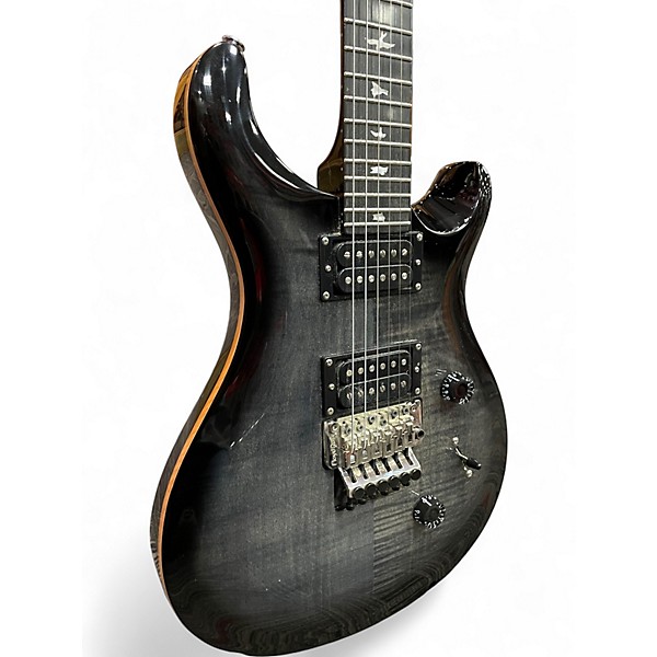Used PRS SE Custom 24 Floyd Rose Charcoal Solid Body Electric Guitar