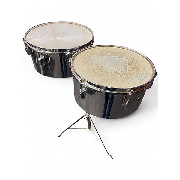 Used Ludwig Square Badge Timbales Timbales