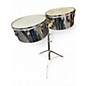 Used Ludwig Square Badge Timbales Timbales