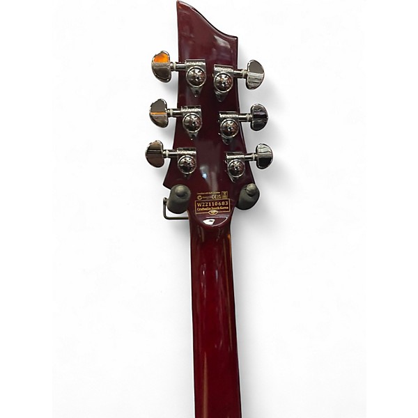 Used Schecter Guitar Research hellraiser-s red Solid Body Electric Guitar