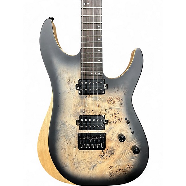 Used Schecter Guitar Research Reaper 6 Charcoal Burst Solid Body Electric Guitar