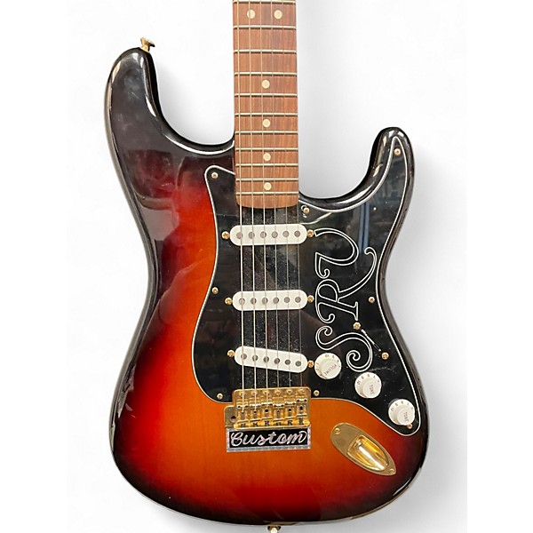 Used Fender Artist Series Stevie Ray Vaughan Stratocaster 2 Color Sunburst Solid Body Electric Guitar