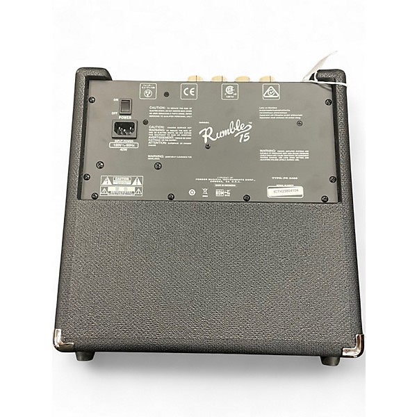 Used Fender Rumble 15 15W 1X8 Bass Combo Amp