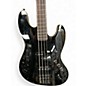 Used Fender Aerodyne Jazz Bass Black Electric Bass Guitar