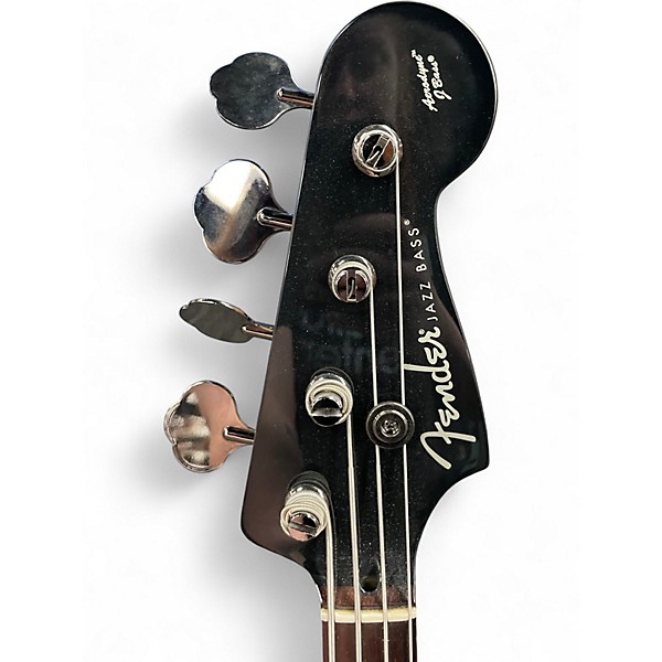 Used Fender Aerodyne Jazz Bass Black Electric Bass Guitar
