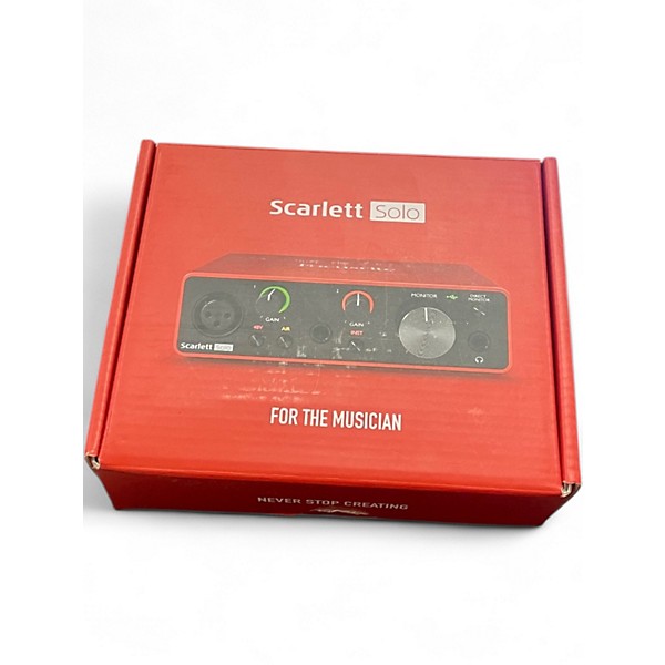 Used Focusrite Scarlett Solo Gen 3 Audio Interface