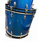 Used 2008 Ludwig 3 Piece Classic Maple BLUE SPARKLE WRAP Drum Kit