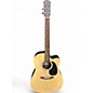 Used Fender FA25CE Natural Acoustic Electric Guitar thumbnail