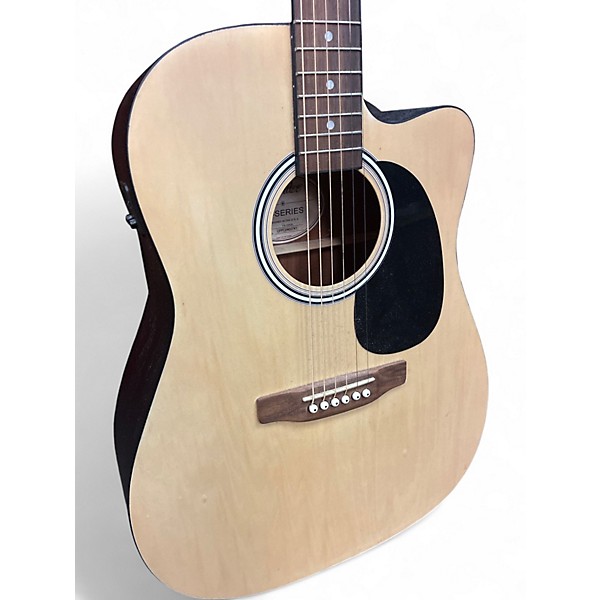 Used Fender FA25CE Natural Acoustic Electric Guitar