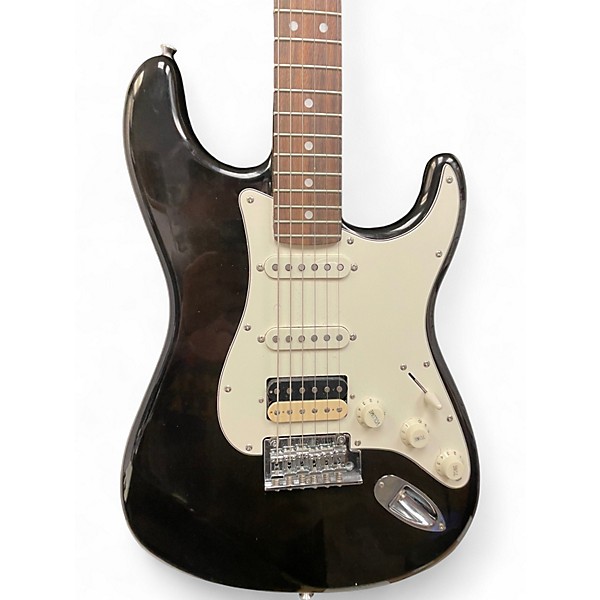 Used Donner SEEKER HSS Black Solid Body Electric Guitar